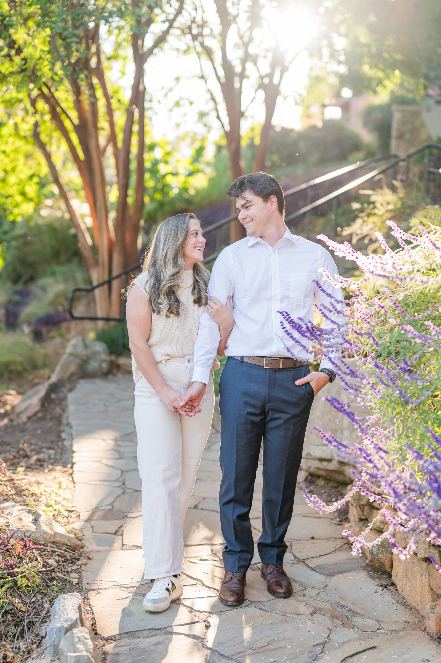 Nick and Julia's surprise proposal in Falls Park